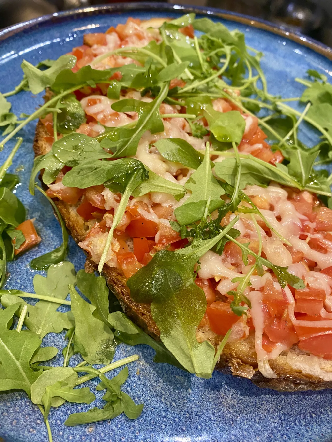 Bruschetta with rocket
