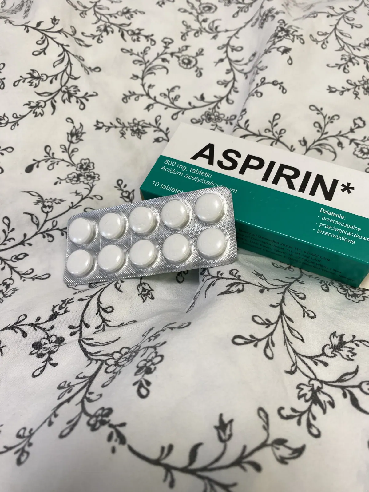 aspiryna dobrym odplamiaczem