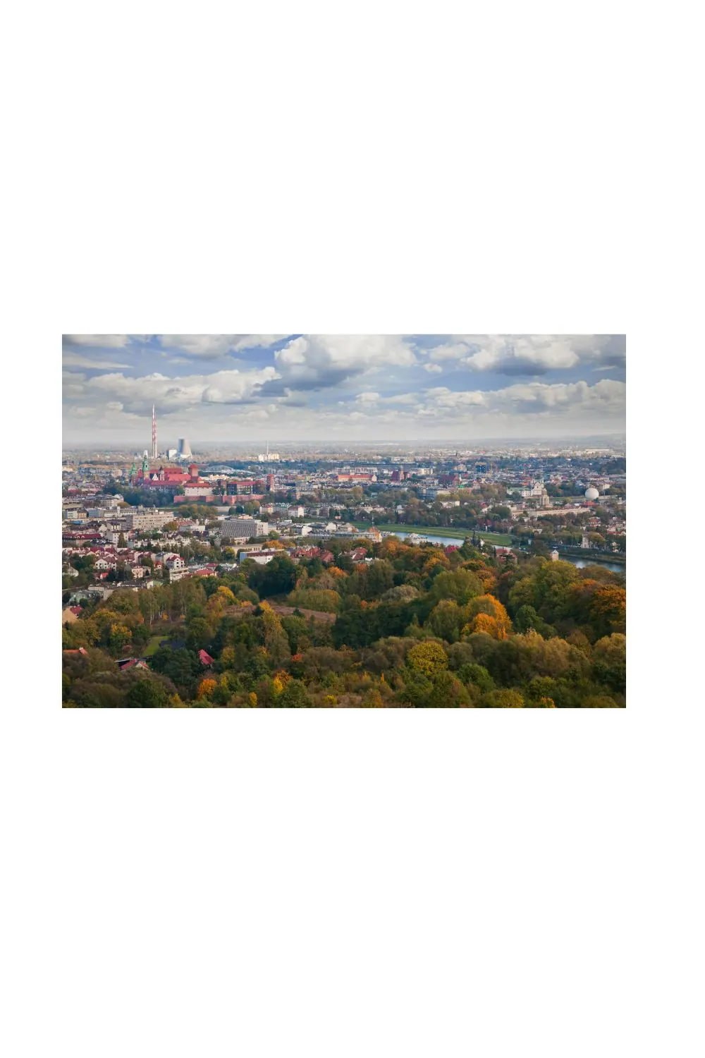 Kraków z Kopca Kraka