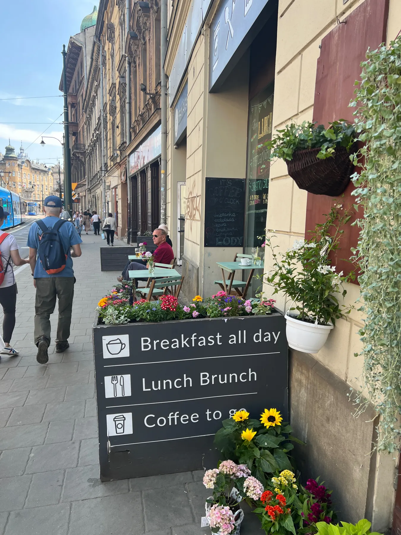 Entrance to Frania Cafe from Stradomska Street
