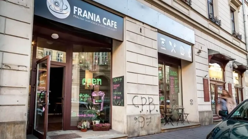 Frania Cafe shopfront at Stradomska 19